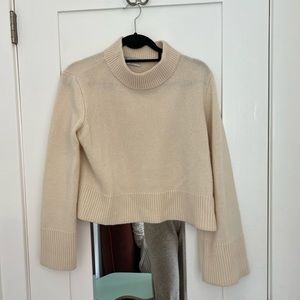Co. Funnel Neck Bell Sleeve Swing Sweater